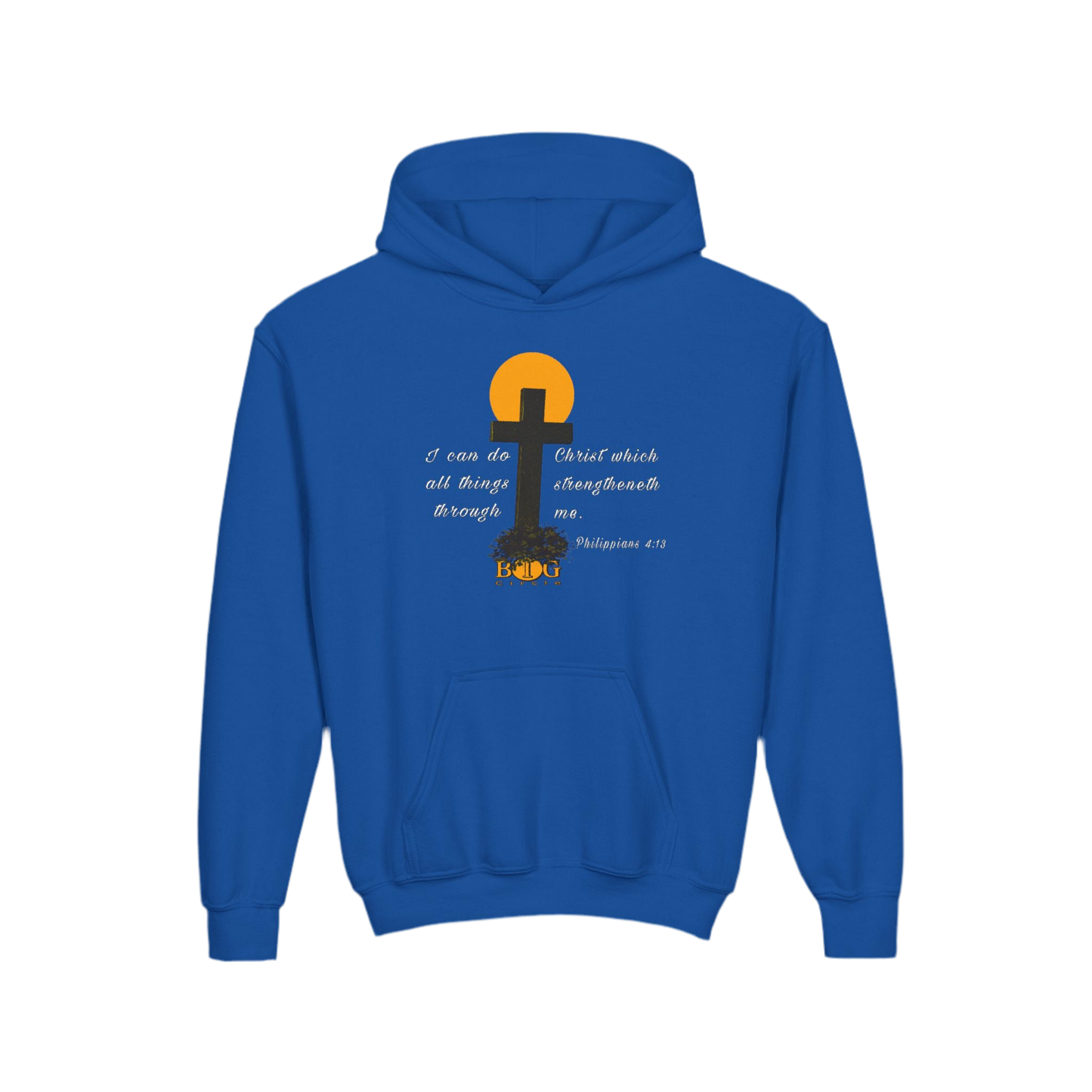 “Philippians 4:13” Youth Hoodie