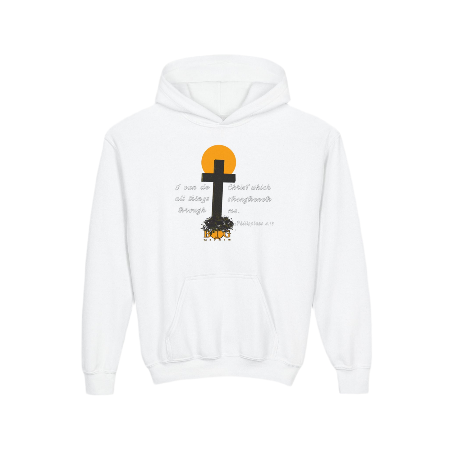 “Philippians 4:13” Youth Hoodie