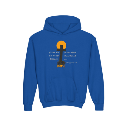 “Philippians 4:13” Youth Hoodie